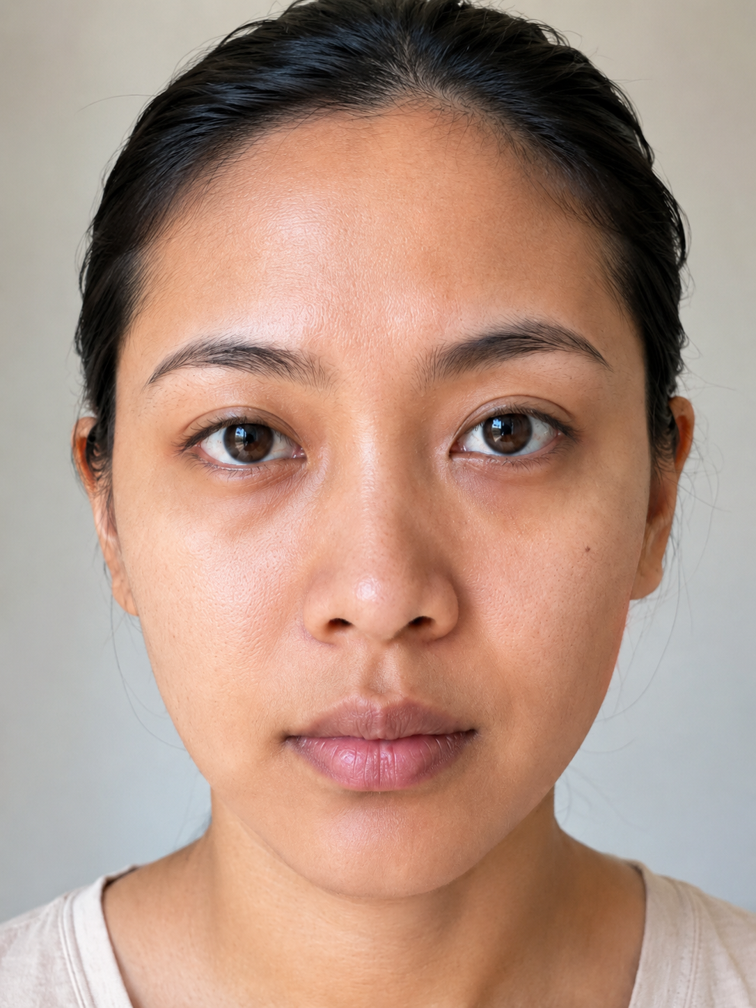 Contoh foto close-up untuk membaca tekstur kulit